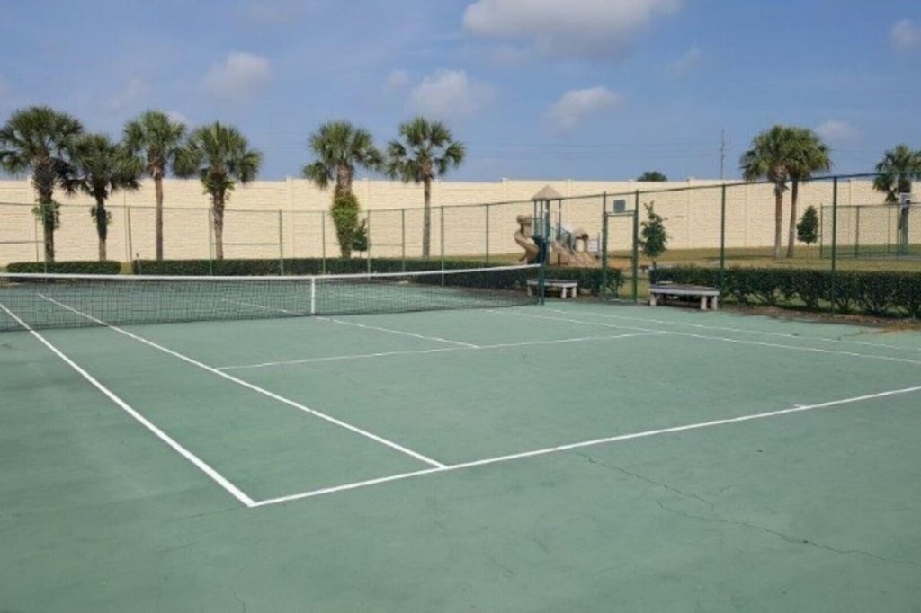Enjoy access to the community tennis courts, perfect for a friendly match or a morning practice session