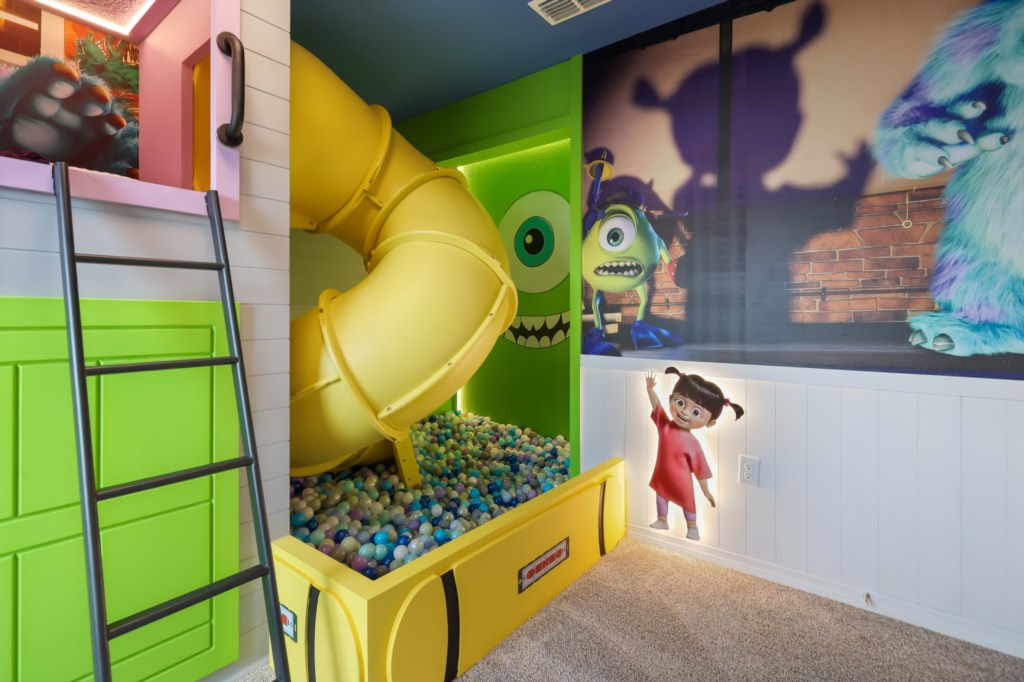 Monsters Inc - themed bedroom