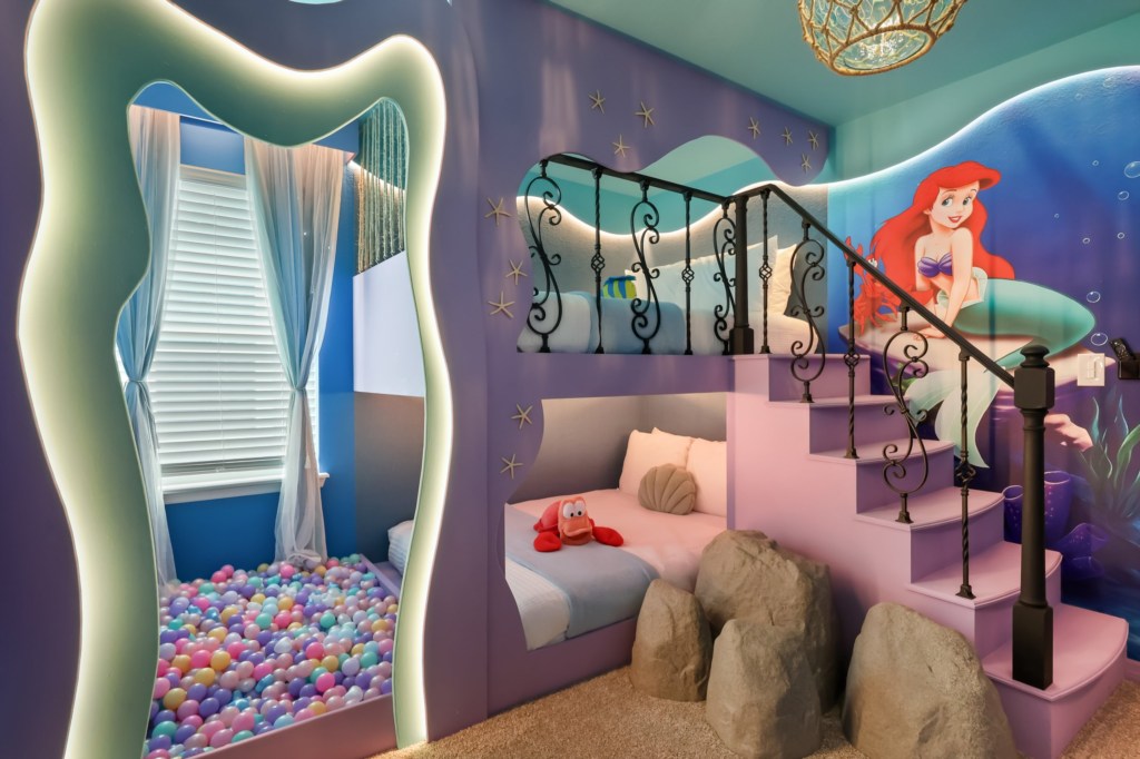 The Little Mermaid - themed bedroom