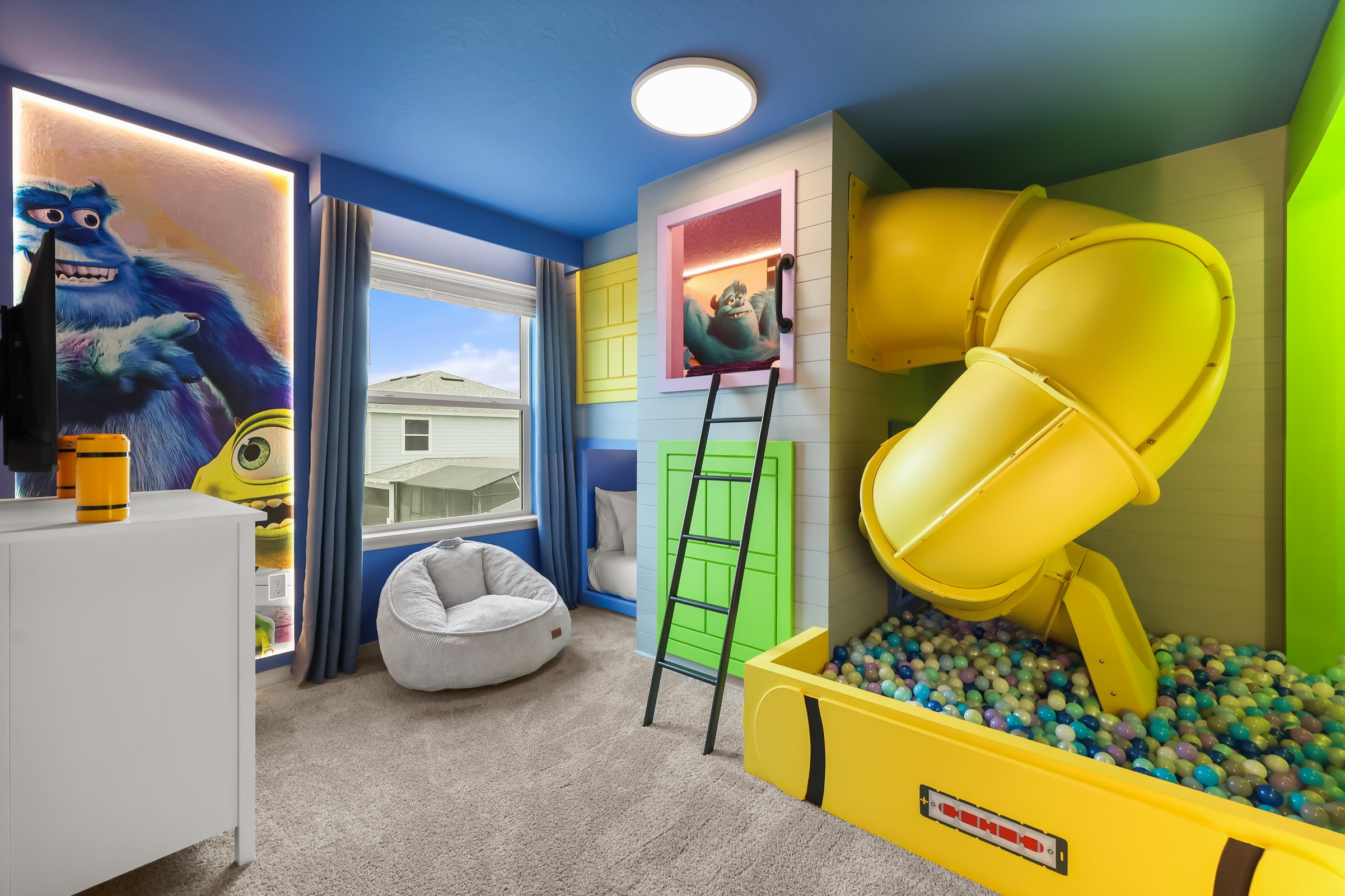 Monsters Inc - themed bedroom — 16030 Coastal Cove Lane, photo 43 of 114
