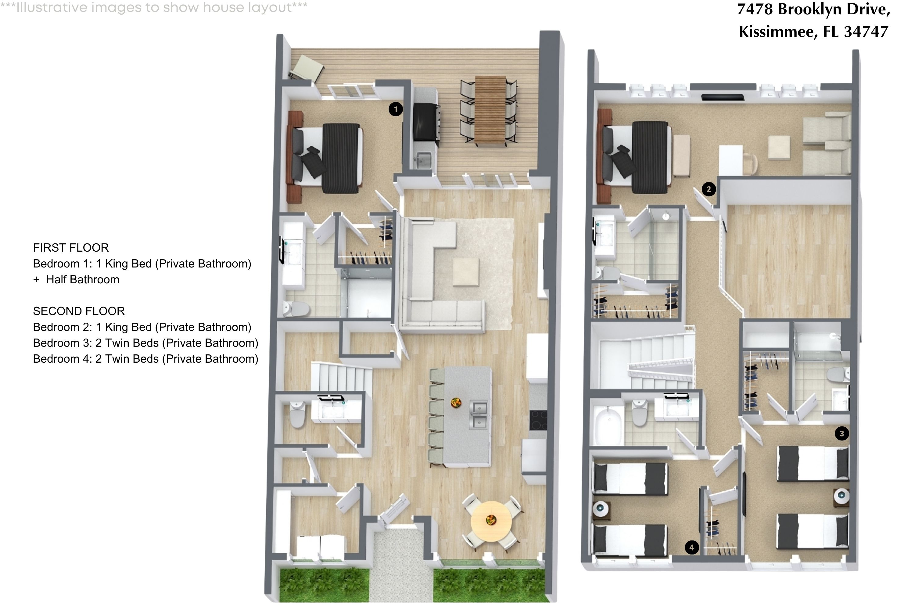 4 bedroom vacation townhouse at Magic Village Views - Image 45