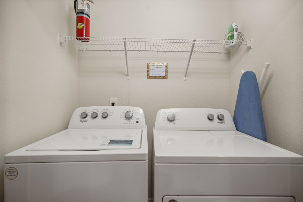 Washer & Dryer in unit