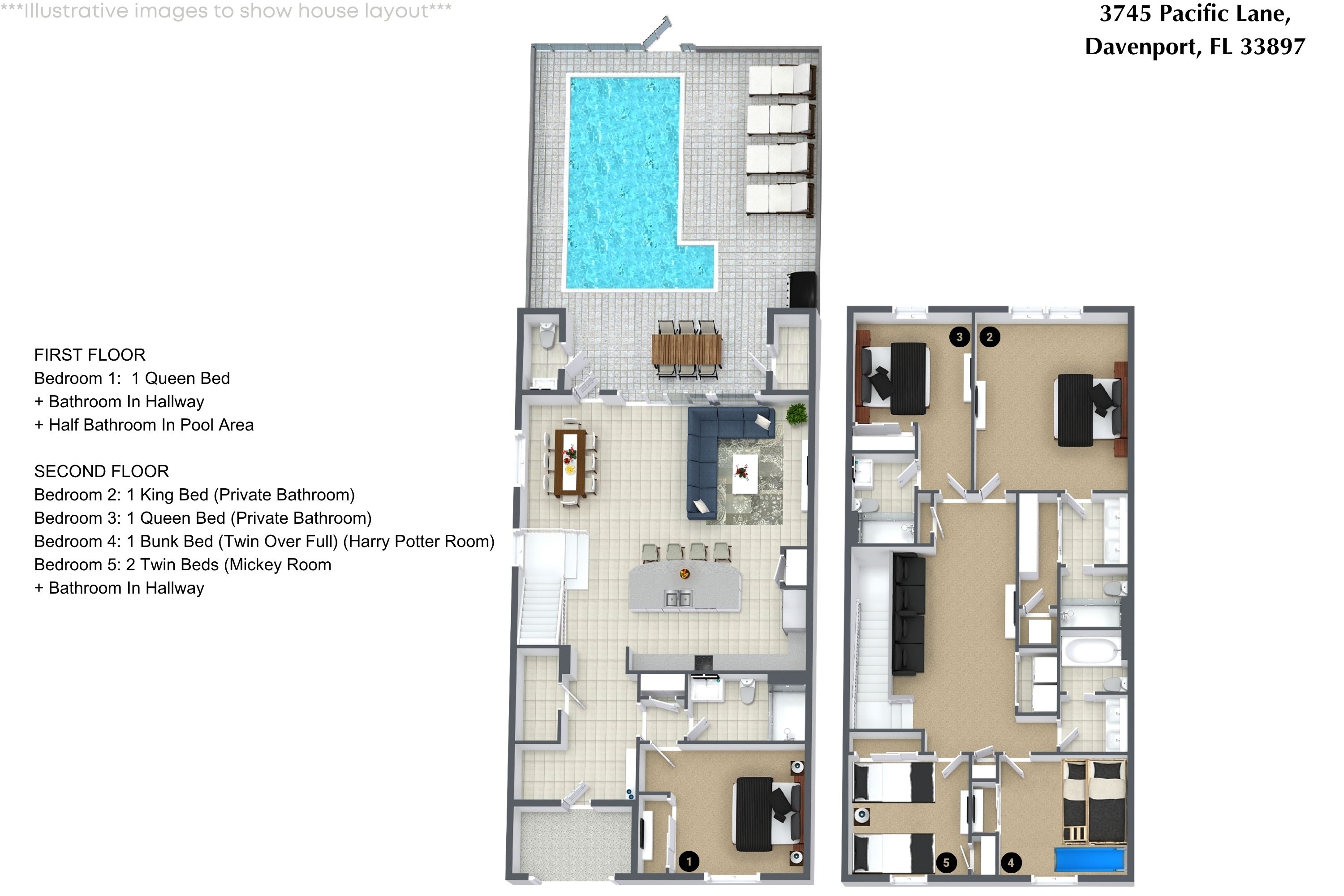 Floor plan — 3745 Pacific Lane, photo 46 of 83