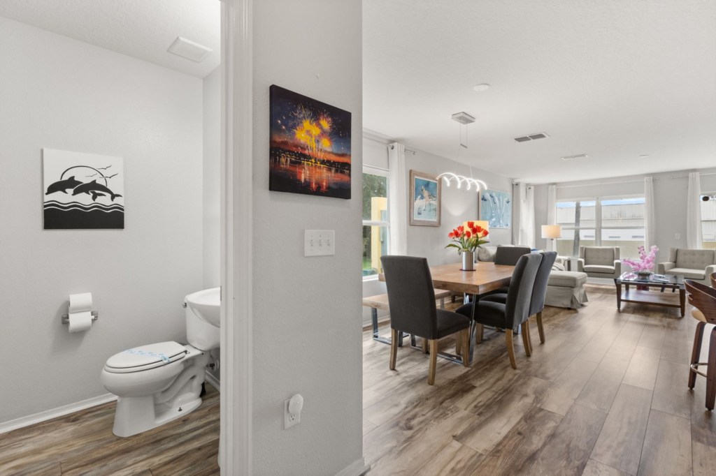 Half Bathroom/Dining Area — 3045 Seaview Castle Drive, photo 7 of 40