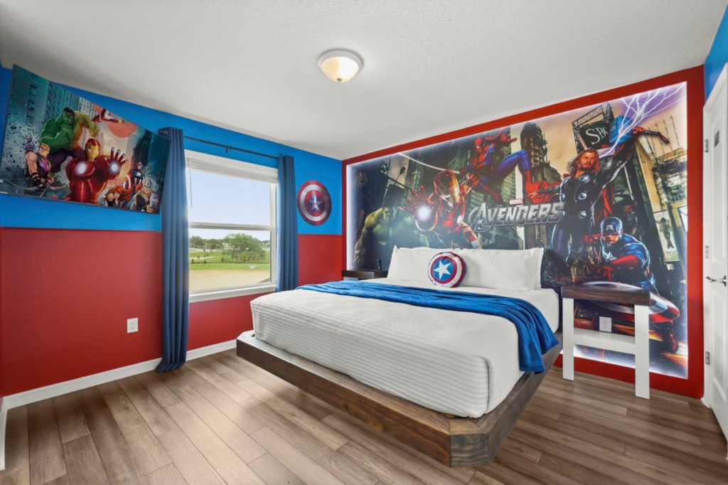 Avengers - themed bedroom — 15996 Sandy Cliffs Drive, photo 25 of 84