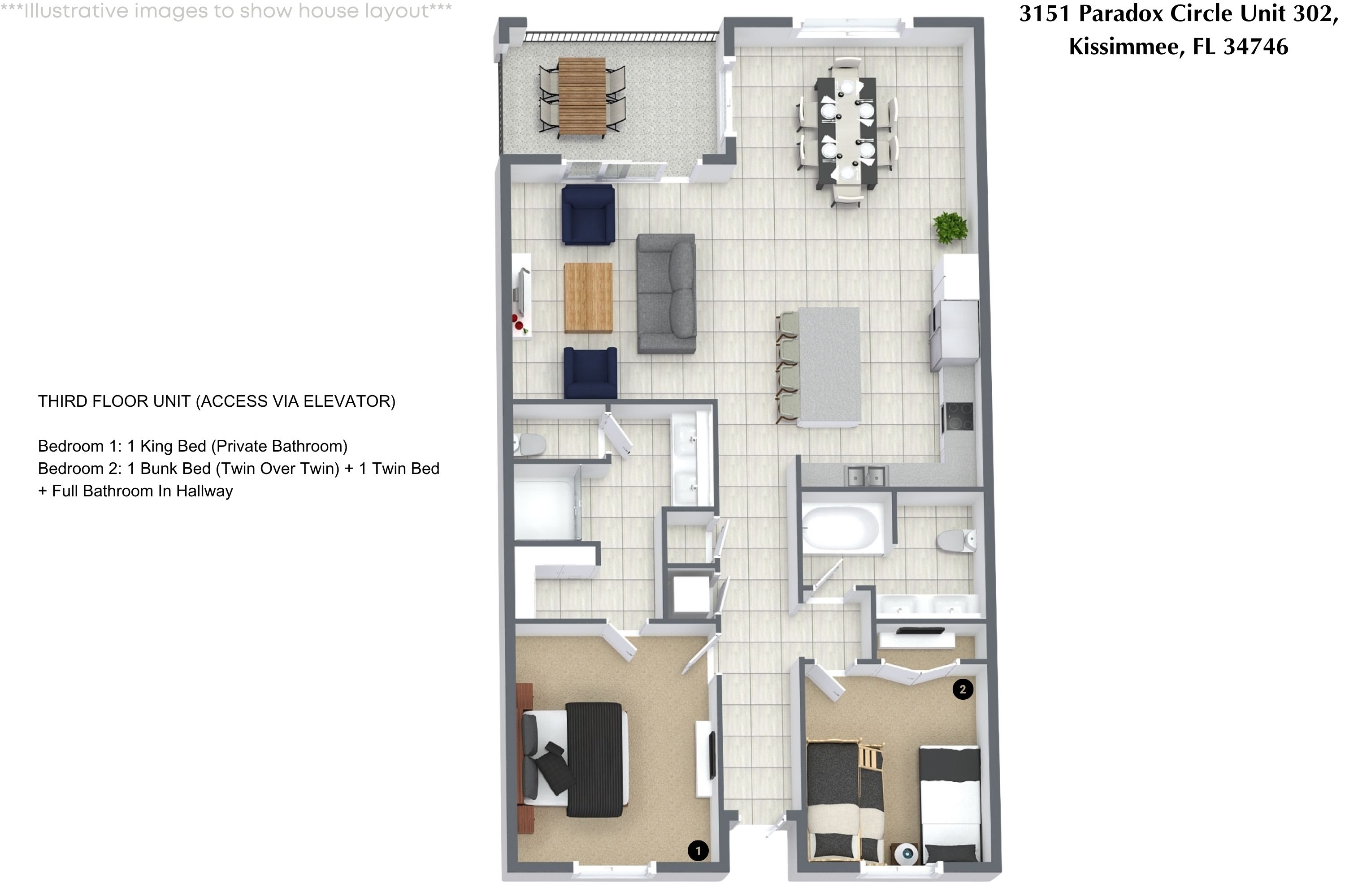 2 bedroom vacation apartment at Storey Lake - Image 31