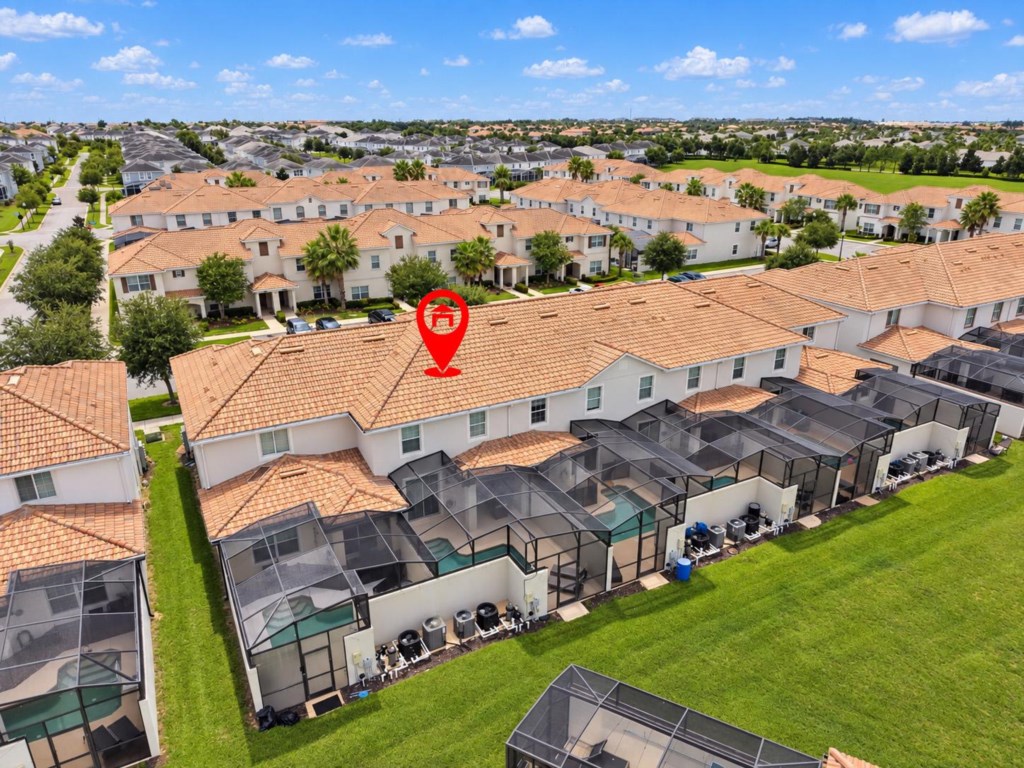 Bird-view of the property.