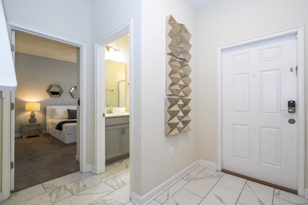 First floor bedroom w/ a bath on the side