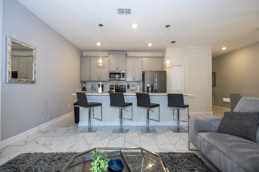 Open floor living & Kitchen