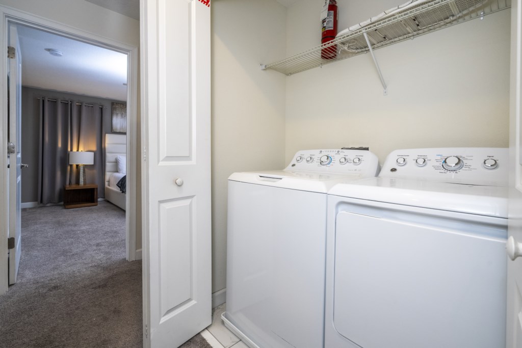 Complimentary Washer & Dryer