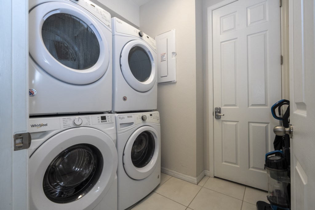 In-unit washer and dryer