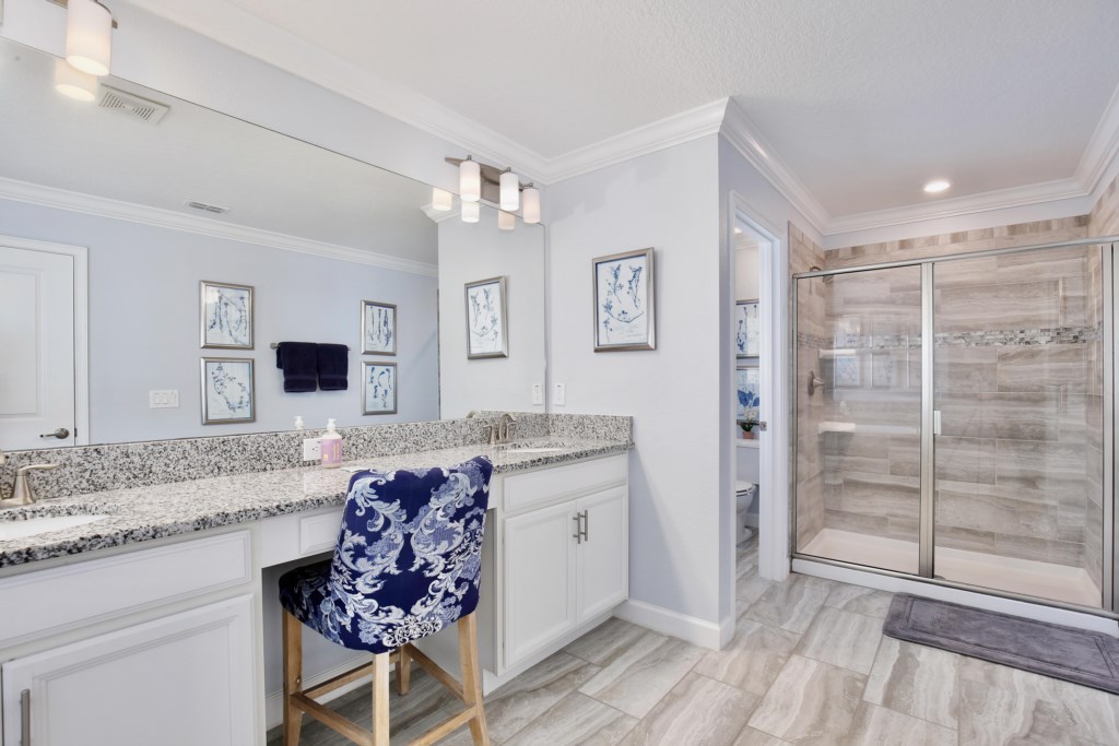 41 Upstairs Master Bathroom