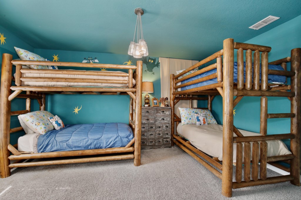 43 Upstairs Bunk Bed Bedroom