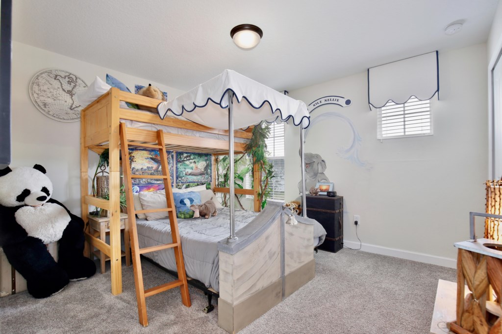 48 Upstairs Bunk Bed Bedroom