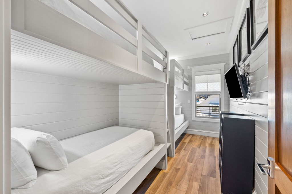 Guest Room With Two Twin-Over-Twin Bunk Beds On 3rd Floor
