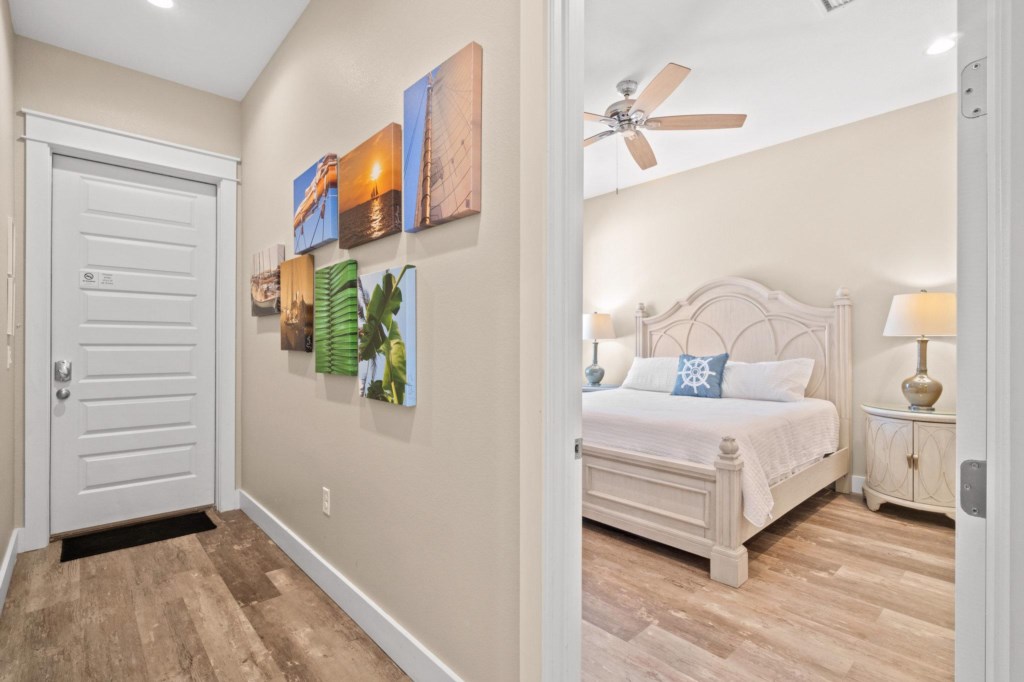 Entry and Level 1 King Bedroom