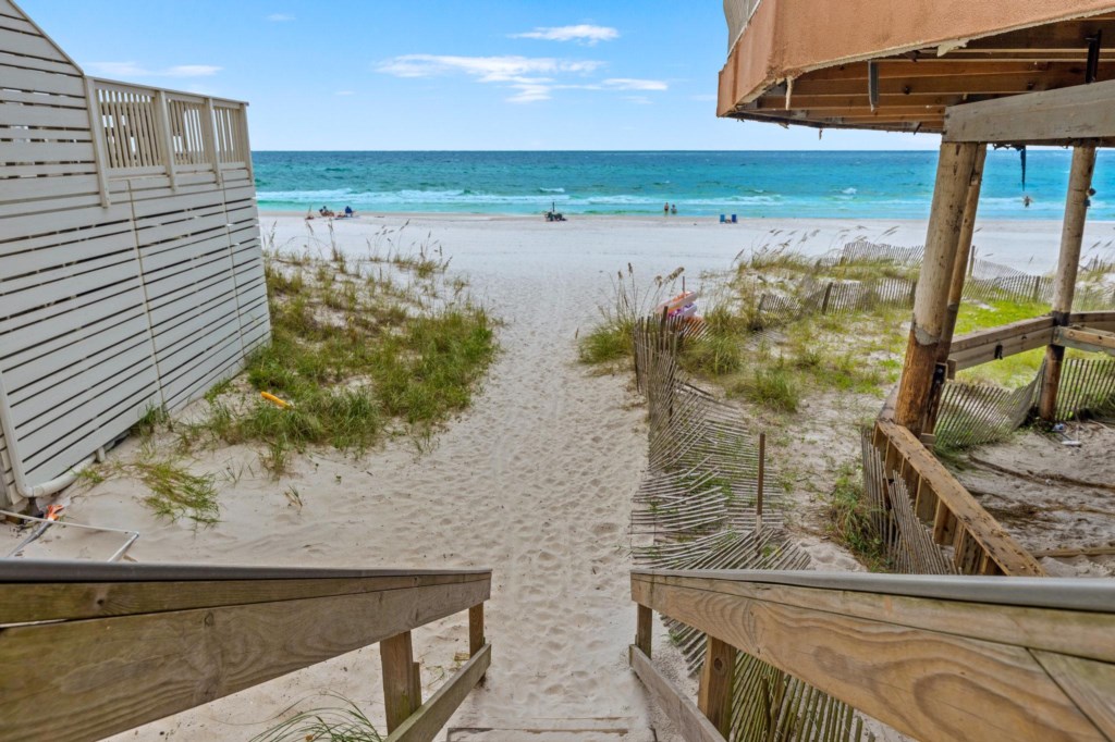 Entrance To The Beach Behind The House